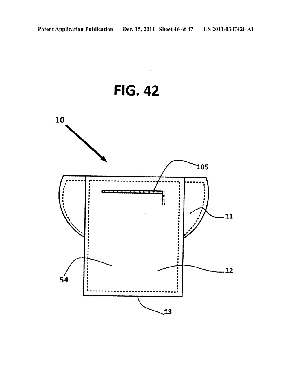 Promotional pocket cover and method of constructing and displaying - diagram, schematic, and image 47