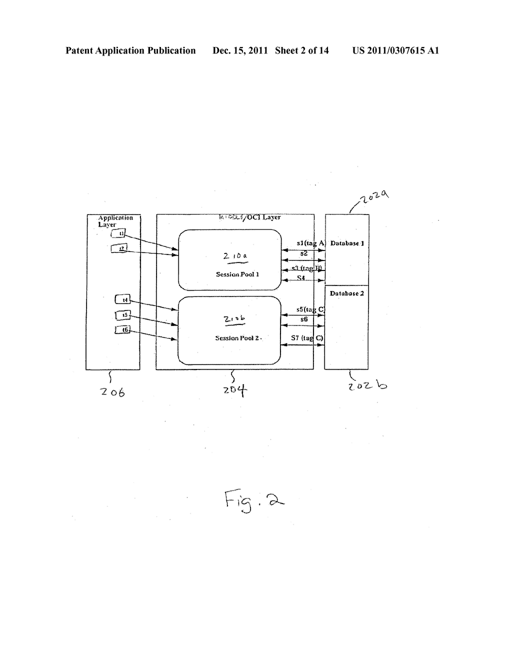 METHOD AND MECHANISM FOR IMPLEMENTING TAGGED SESSION POOLS - diagram, schematic, and image 03