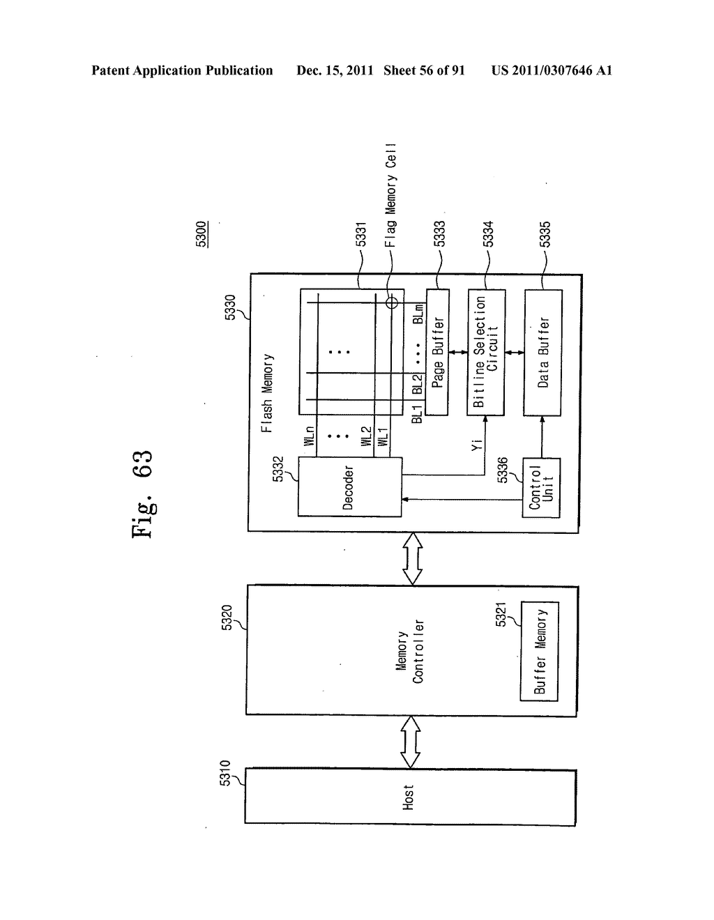 Memory system and method of accessing a semiconductor memory device - diagram, schematic, and image 57