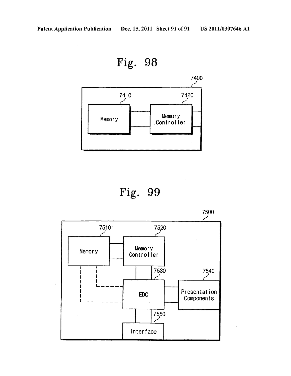 Memory system and method of accessing a semiconductor memory device - diagram, schematic, and image 92