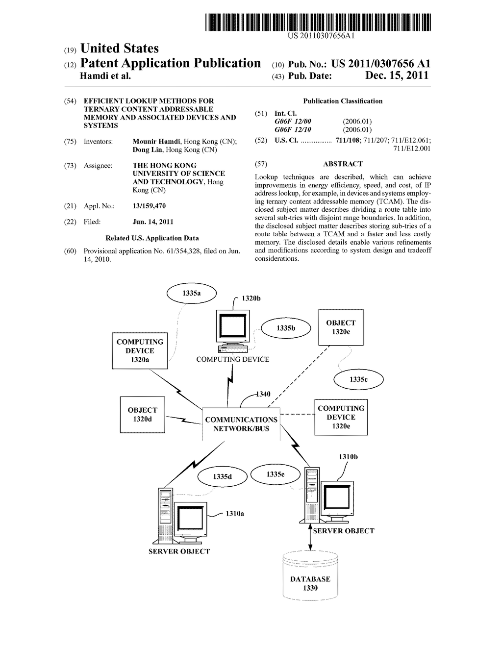 EFFICIENT LOOKUP METHODS FOR TERNARY CONTENT ADDRESSABLE MEMORY AND     ASSOCIATED DEVICES AND SYSTEMS - diagram, schematic, and image 01