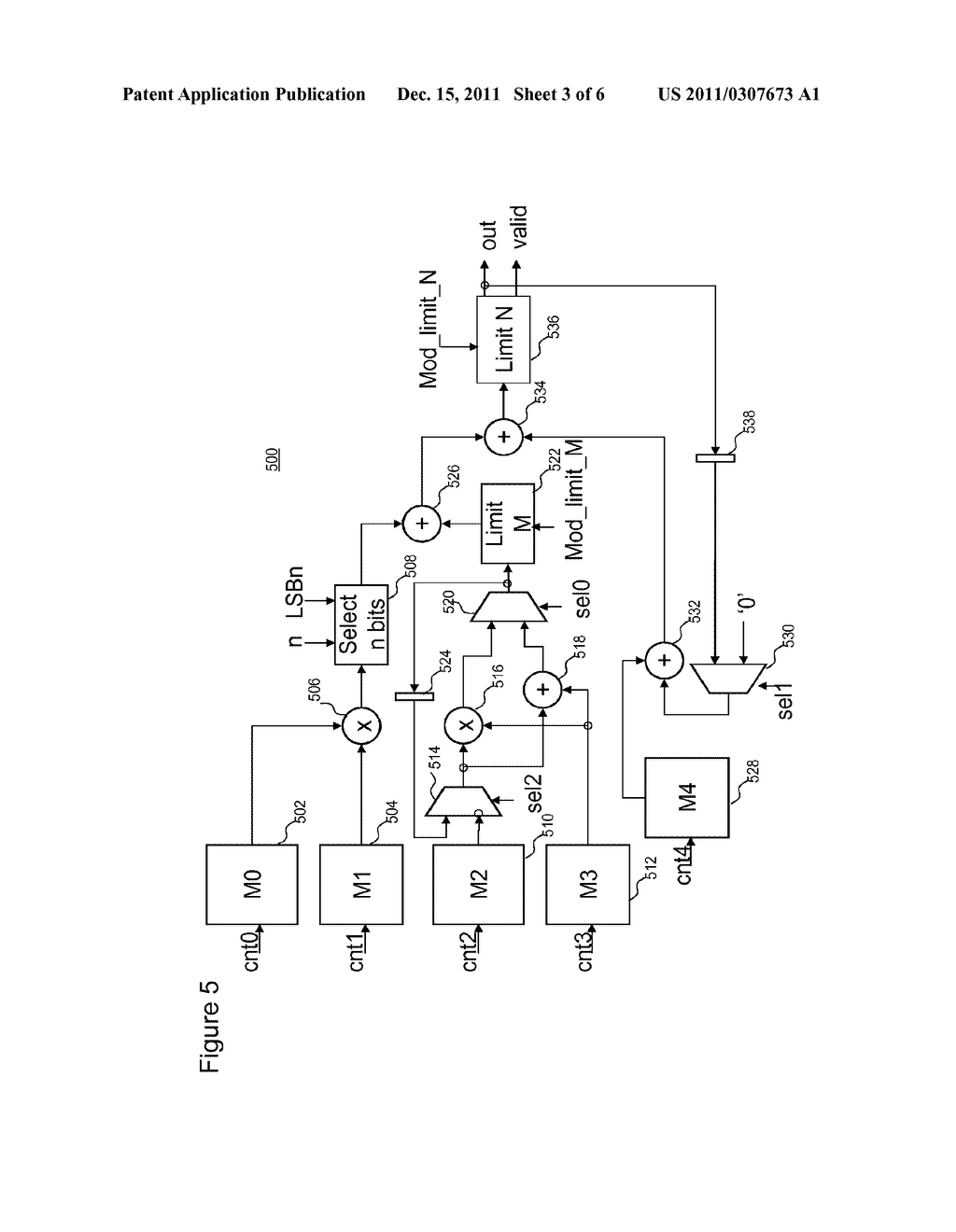 RECONFIGURABLE INTERLEAVER HAVING RECONFIGURABLE COUNTERS - diagram, schematic, and image 04