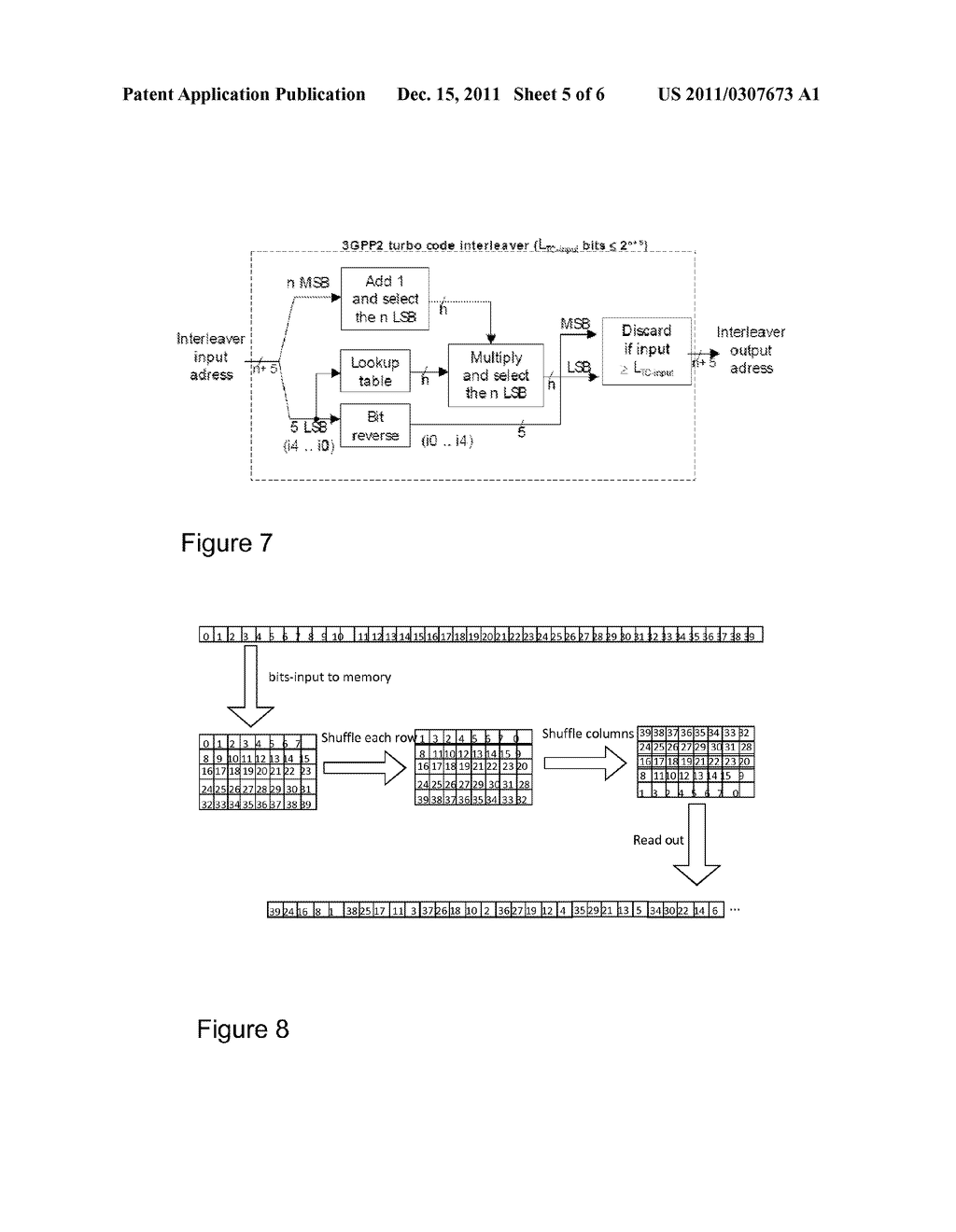 RECONFIGURABLE INTERLEAVER HAVING RECONFIGURABLE COUNTERS - diagram, schematic, and image 06