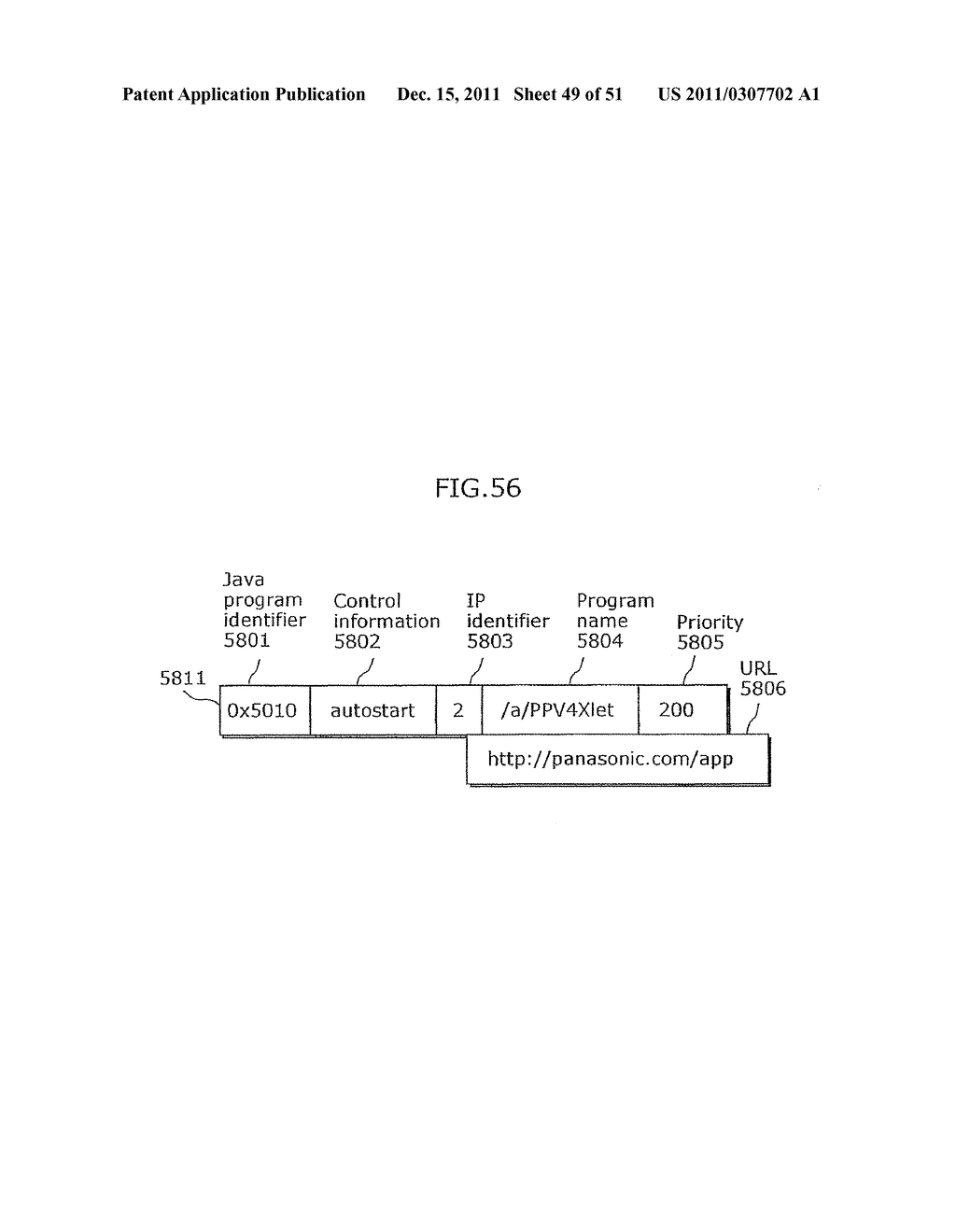 METHOD FOR AUTHENTICATING AND EXECUTING A PROGRAM - diagram, schematic, and image 50