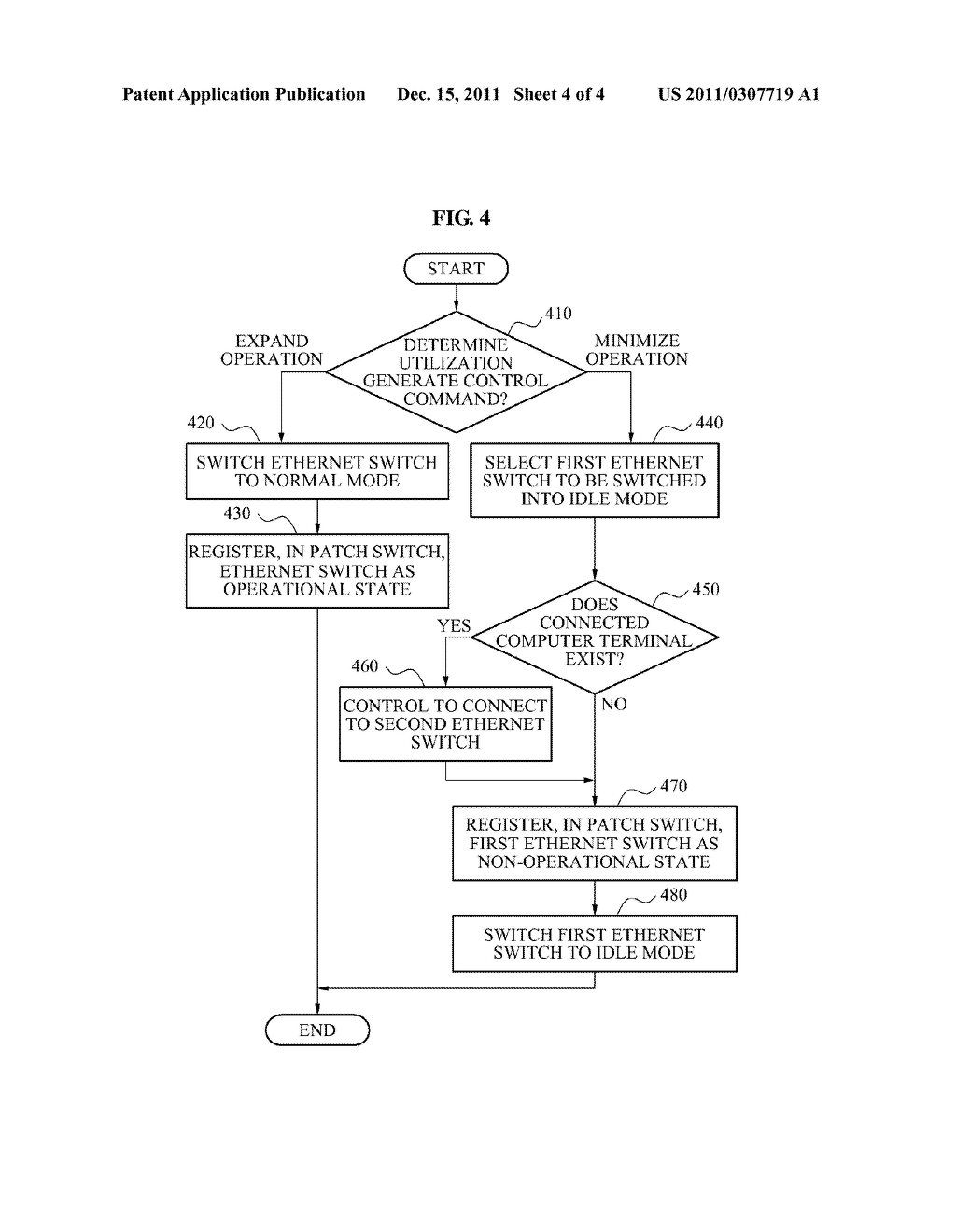 SYSTEM AND METHOD FOR CONNECTING POWER-SAVING LOCAL AREA NETWORK     COMMUNICATION LINK - diagram, schematic, and image 05