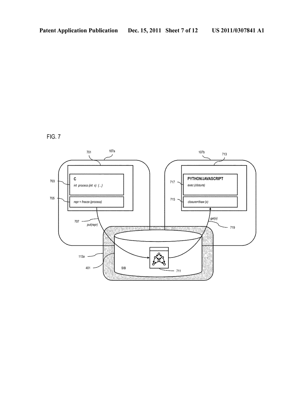 METHOD AND APPARATUS FOR BINDING USER INTERFACE ELEMENTS AND GRANULAR     REFLECTIVE PROCESSING - diagram, schematic, and image 08