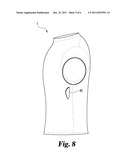 SHIRT WITH LATERAL POCKET FOR HOLDING CELLPHONE OR THE LIKE diagram and image