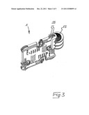 DEVICE FOR DETERMINING THE CONCRETE COVER OF REINFORCEMENTS DURING CASTING diagram and image