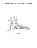 Footwear With Integrated Biased Heel Fit Device diagram and image