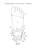 Footwear With Integrated Biased Heel Fit Device diagram and image