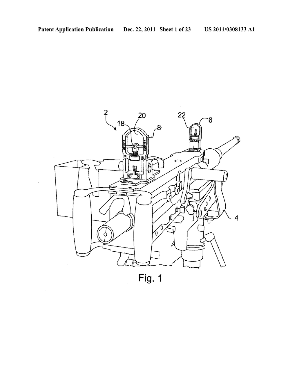 Enhanced Accuracy Gun Iron Sighting System - diagram, schematic, and image 02