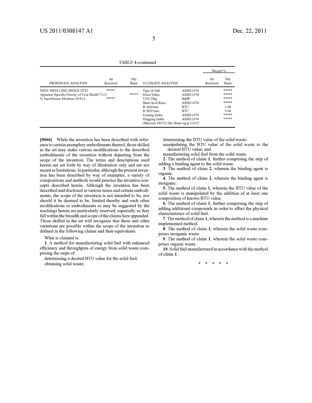 Process and System for Mixing, Binding and Stabilizing Agents for     Manufacturing Refuse Driven Solid Waste - diagram, schematic, and image 11