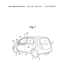 VEHICLE DOOR STRUCTURE diagram and image