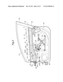 VEHICLE DOOR STRUCTURE diagram and image