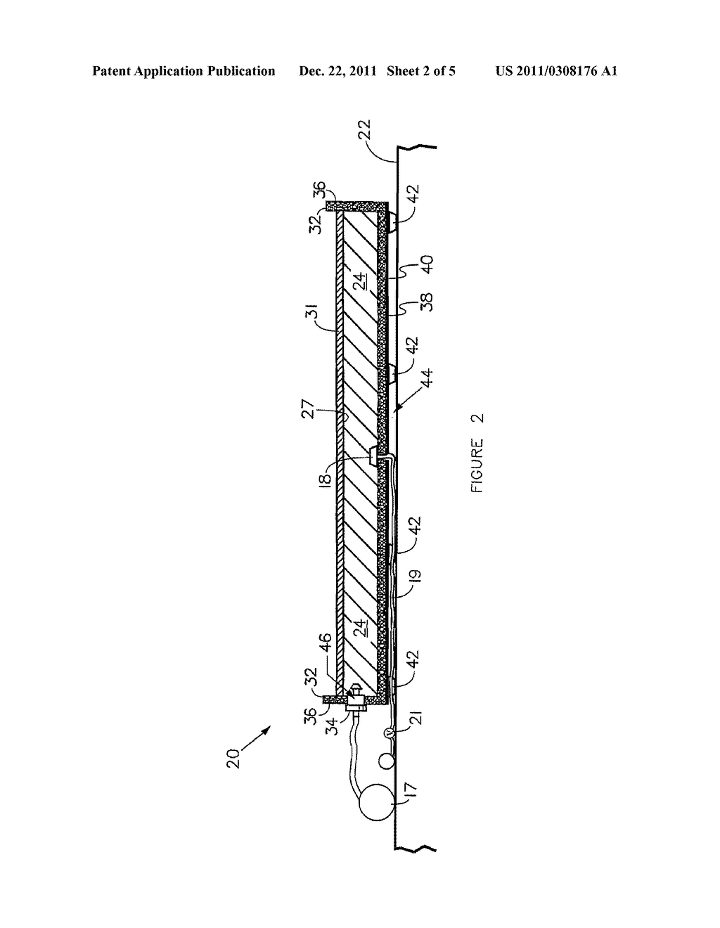 Rooftop Cooling and Rainwater Retention Panel and System - diagram, schematic, and image 03