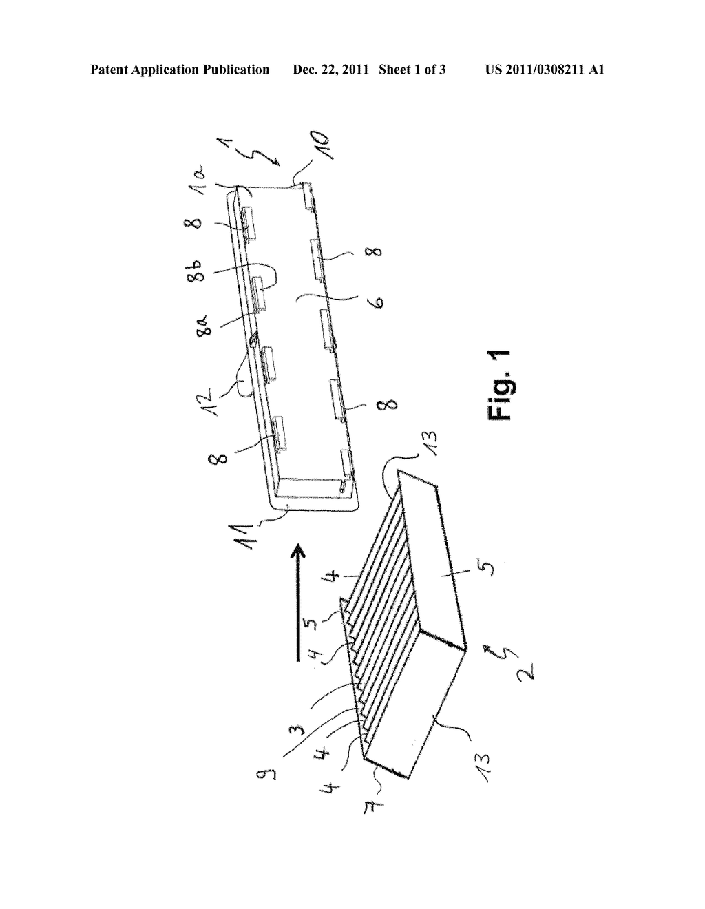 ARRANGEMENT WITH A COVER AND SELF-SUPPORTING FILTER ELEMENT - diagram, schematic, and image 02