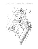 CROP DEFLECTOR FOR ENDS OF DRAPER BELT OF FLEXIBLE DRAPER HEADER diagram and image