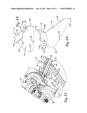 CROP DEFLECTOR FOR ENDS OF DRAPER BELT OF FLEXIBLE DRAPER HEADER diagram and image