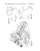 CROP DEFLECTOR FOR ENDS OF DRAPER BELT OF FLEXIBLE DRAPER HEADER diagram and image