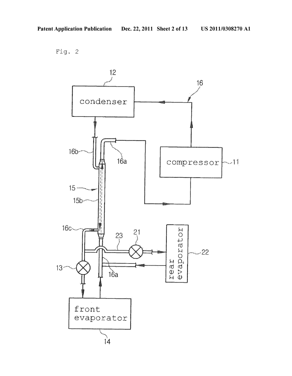 DUAL AIR CONDITIONER FOR VEHICLE - diagram, schematic, and image 03