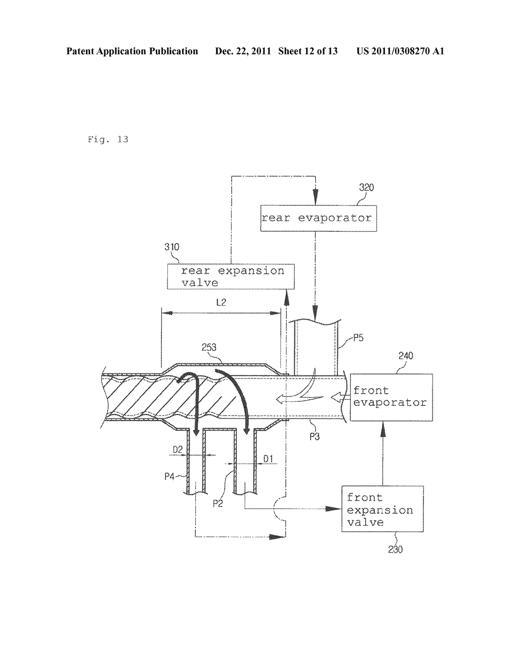 DUAL AIR CONDITIONER FOR VEHICLE - diagram, schematic, and image 13