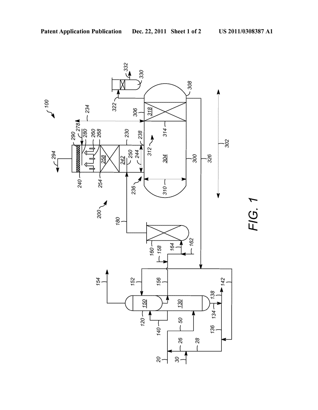 SEPARATION VESSEL OR PART THEREOF, AND PROCESS RELATING THERETO - diagram, schematic, and image 02