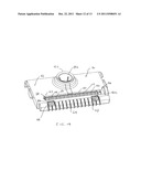 DISPENSER FOR MOIST WIPE MATERIAL, A WEB OF MATERIAL FOR USE THEREIN AND     FLUTED ROLLER diagram and image