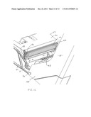 DISPENSER FOR MOIST WIPE MATERIAL, A WEB OF MATERIAL FOR USE THEREIN AND     FLUTED ROLLER diagram and image