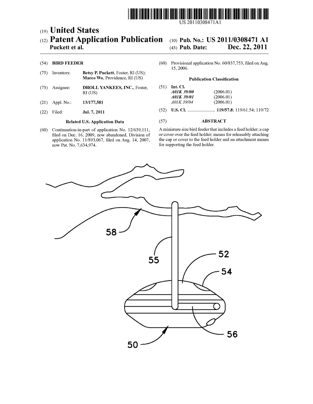 BIRD FEEDER - diagram, schematic, and image 01