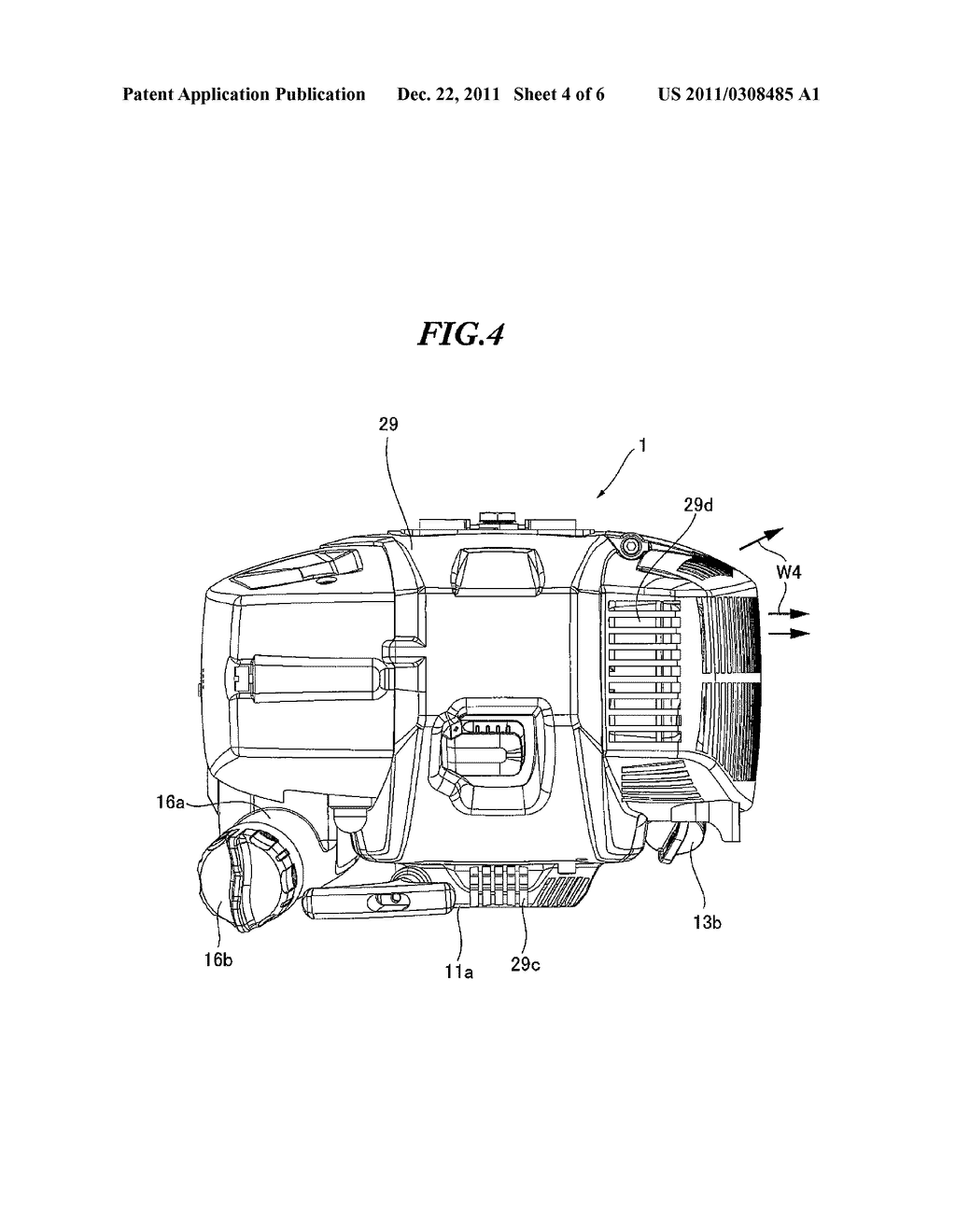 FOUR-STROKE ENGINE AND WORKING MACHINE USING THE SAME - diagram, schematic, and image 05