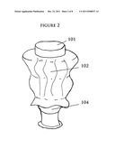 Hookah coal screen (HCS) with screen and wind guard/brim/skirt diagram and image