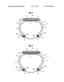 Pneumatic Tire Having a Top Area with a Water Barrier Layer diagram and image