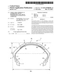 Vehicle Tire Comprising an Interrupted Carcass Reinforcement and a Tread     Consisting of a Plurality of Compounds diagram and image