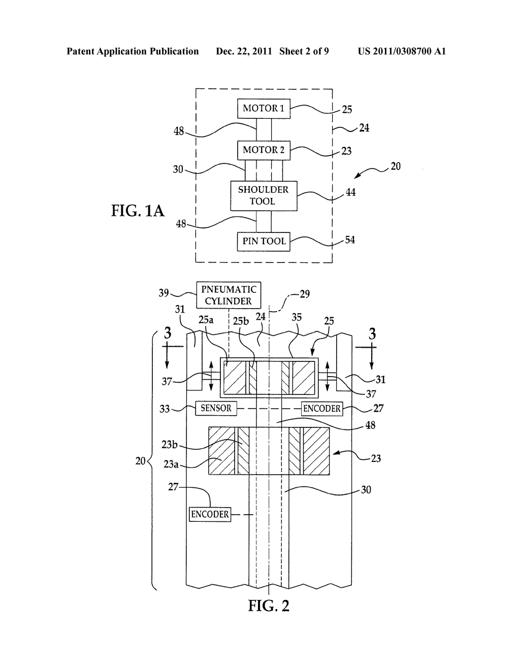 Apparatus for Friction Stir Welding Using Spindle-in-Spindle - diagram, schematic, and image 03