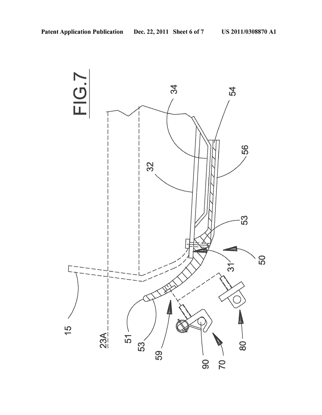 FLAT PLATE FRONT FRAME FOR A TRACTOR HAVING BALLAST, BUMPER, AND TOW CABLE     CONNECTIONS - diagram, schematic, and image 07