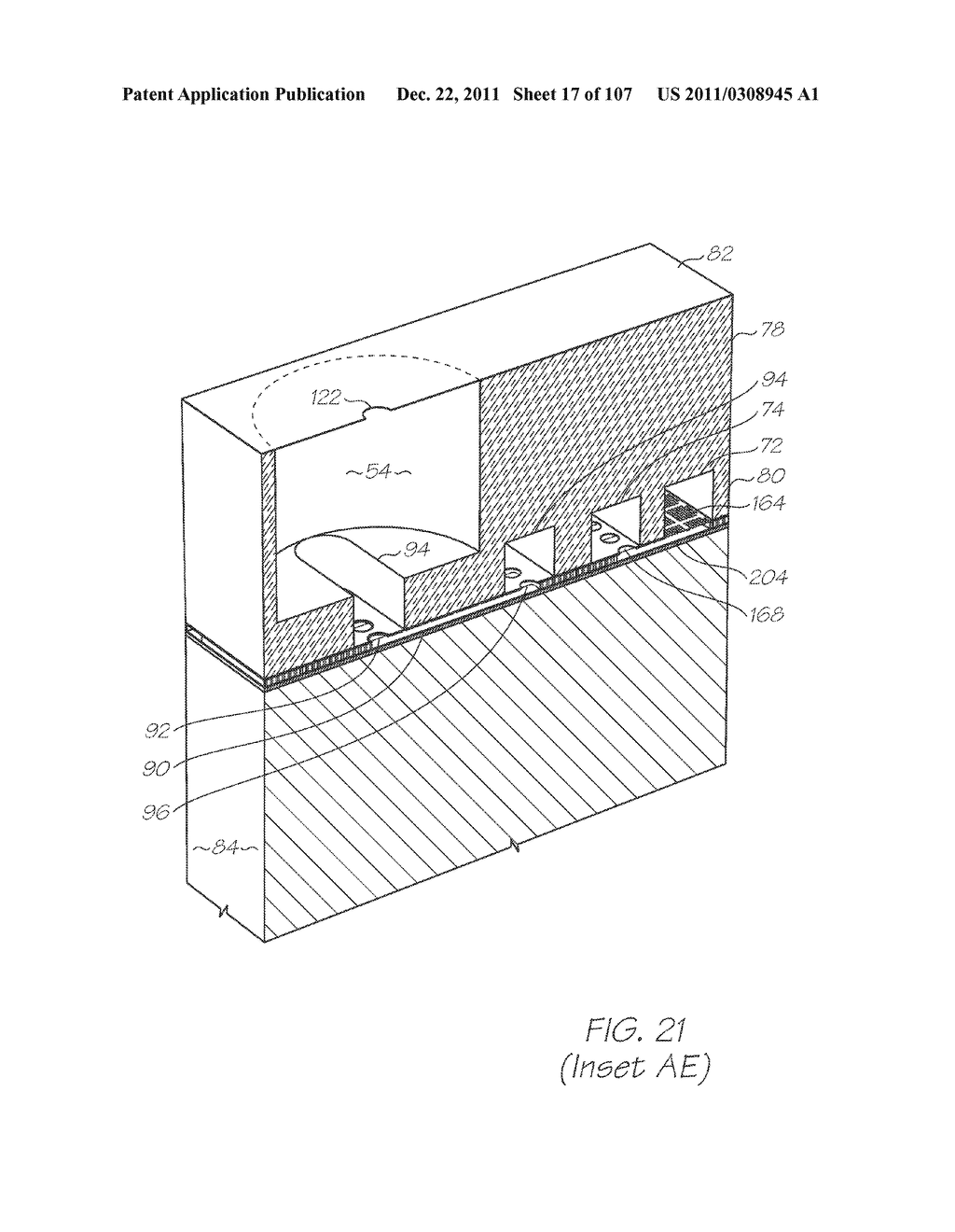 GENETIC ANALYSIS LOC DEVICE WITH THICK ELECTRODES FOR     ELECTROCHEMILUMINESCENT DETECTION OF TARGET SEQUENCES - diagram, schematic, and image 18