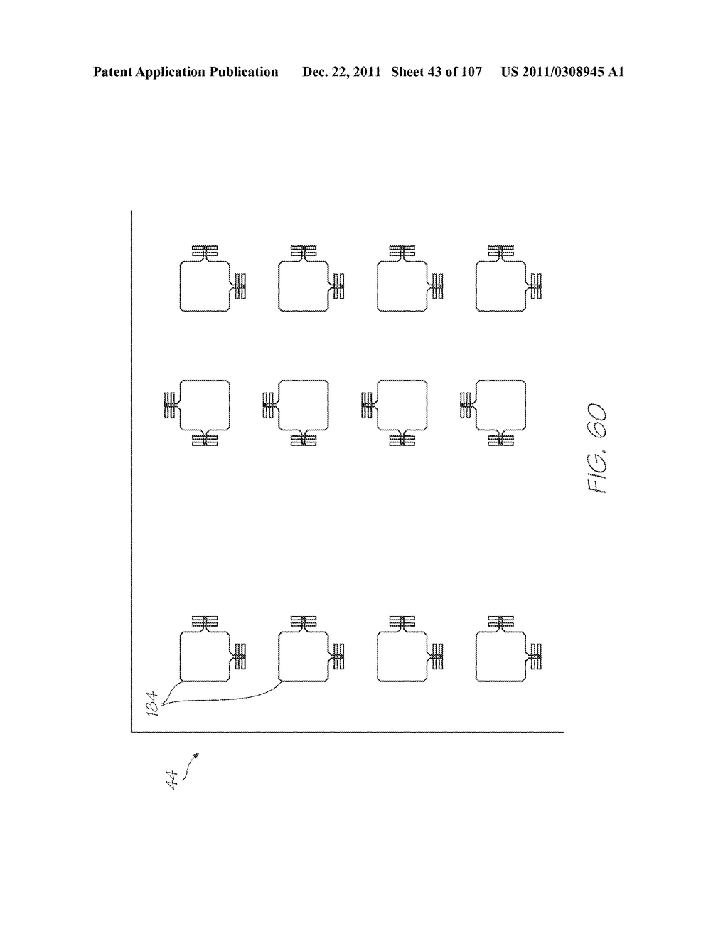 GENETIC ANALYSIS LOC DEVICE WITH THICK ELECTRODES FOR     ELECTROCHEMILUMINESCENT DETECTION OF TARGET SEQUENCES - diagram, schematic, and image 44