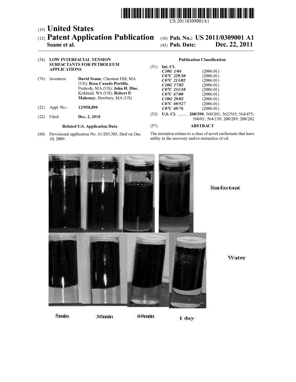 LOW INTERFACIAL TENSION SURFACTANTS FOR PETROLEUM APPLICATIONS - diagram, schematic, and image 01