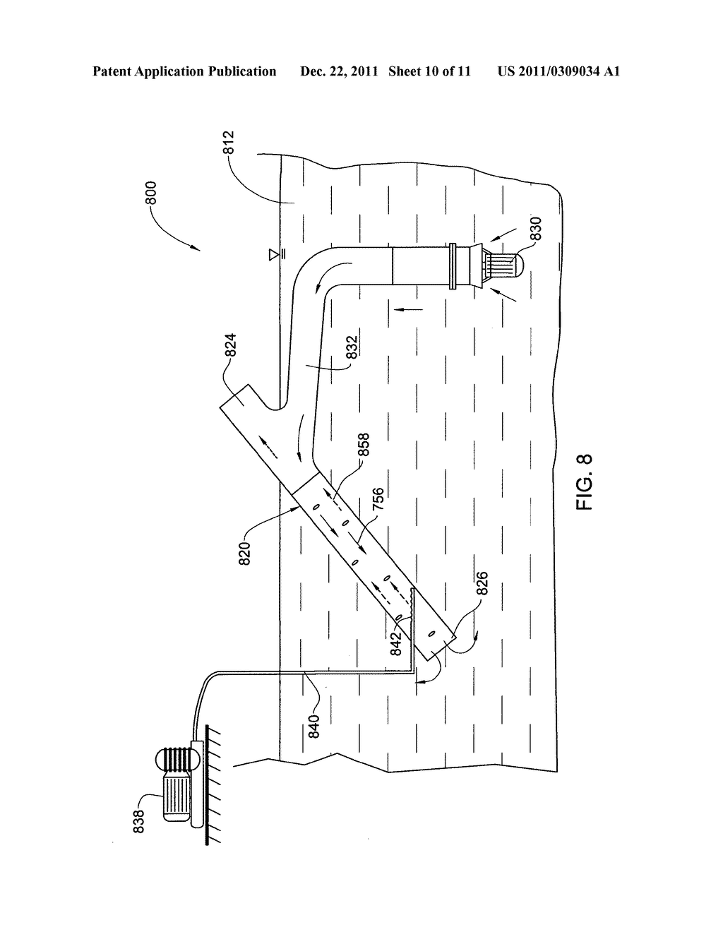 DEVICE AND METHOD FOR DISSOLVING GAS INTO A LIQUID - diagram, schematic, and image 11