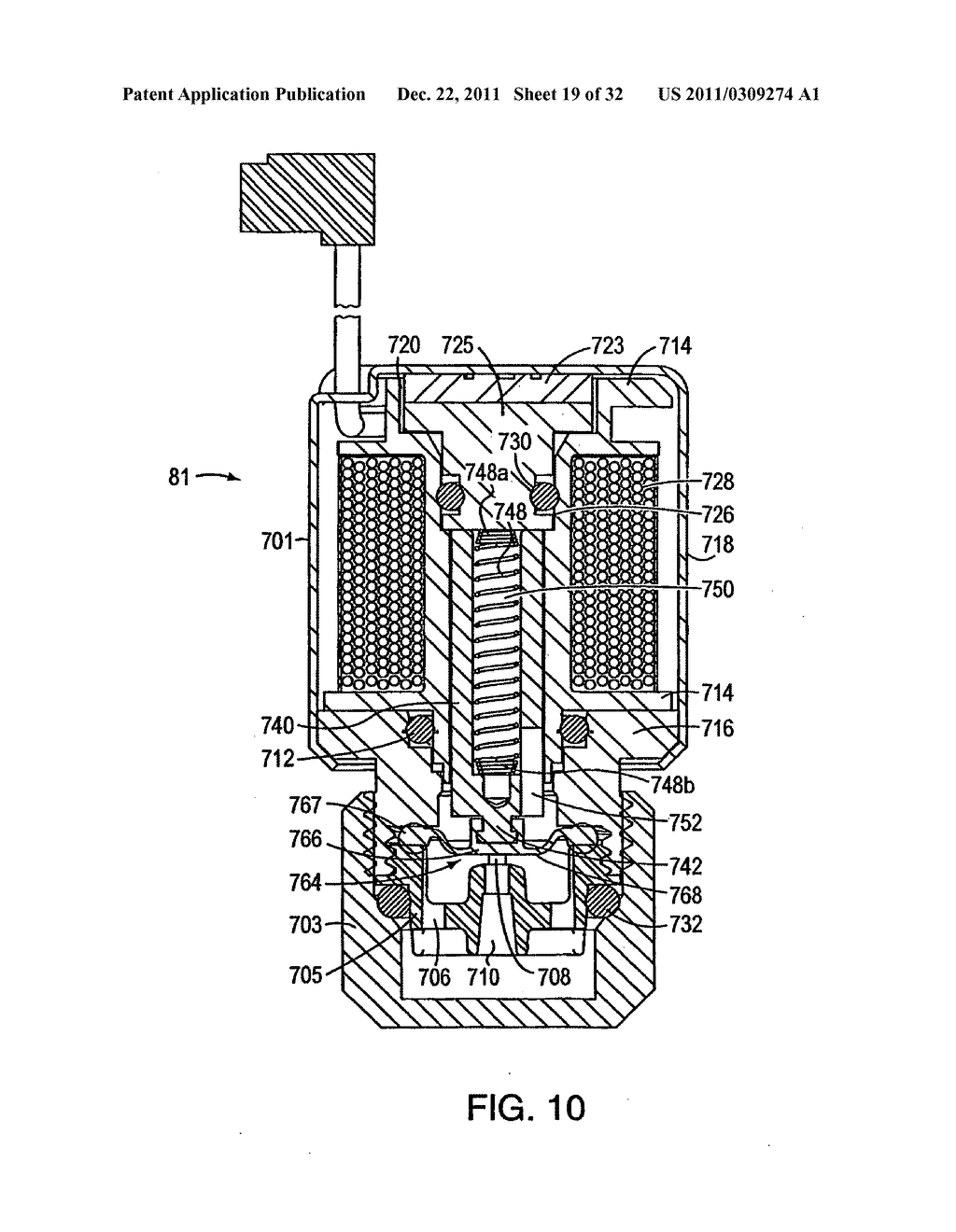 Electrically operated valve for delivering water - diagram, schematic, and image 20