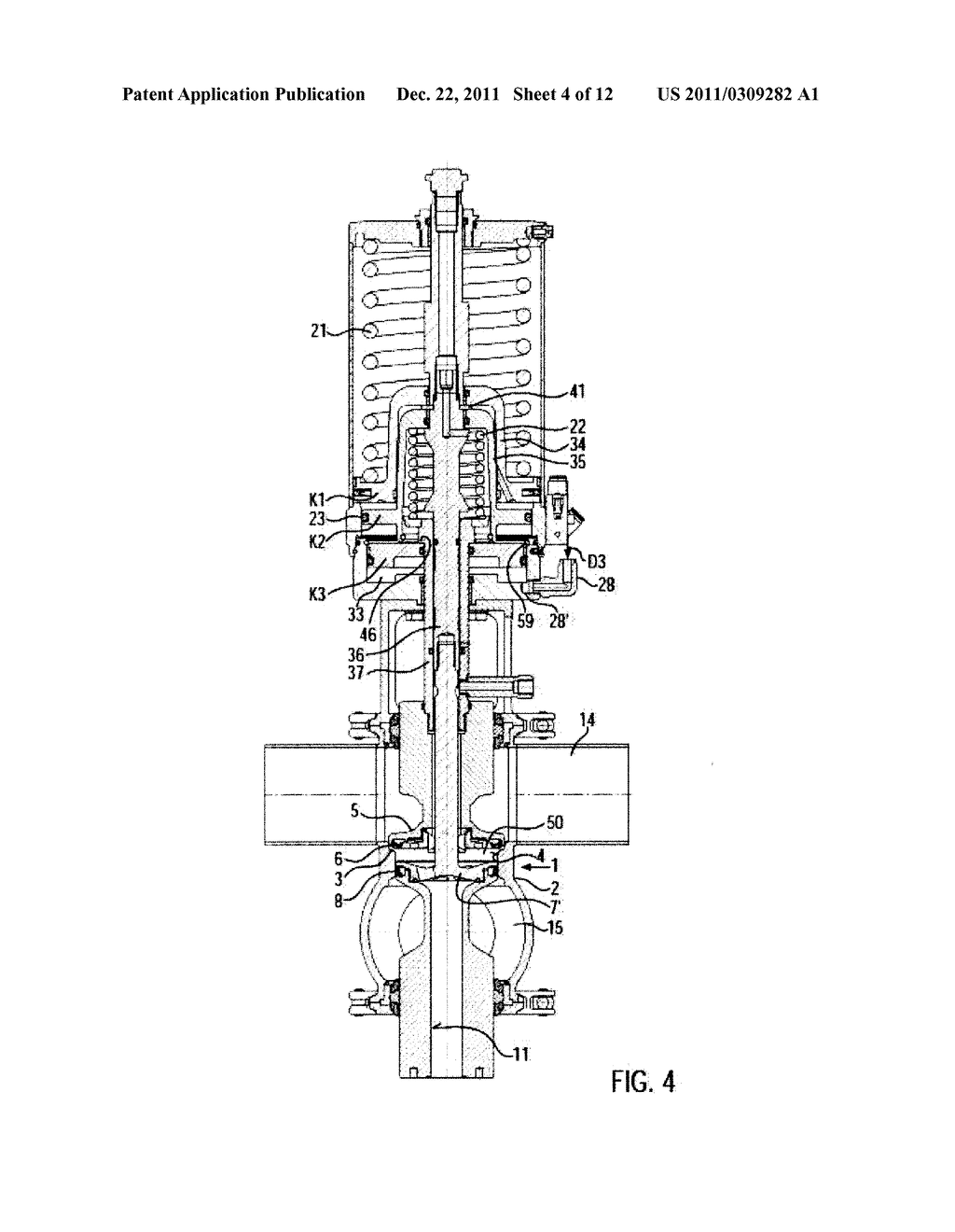 DEVICE FOR DRIVING A DOUBLE SEAT VALVE - diagram, schematic, and image 05