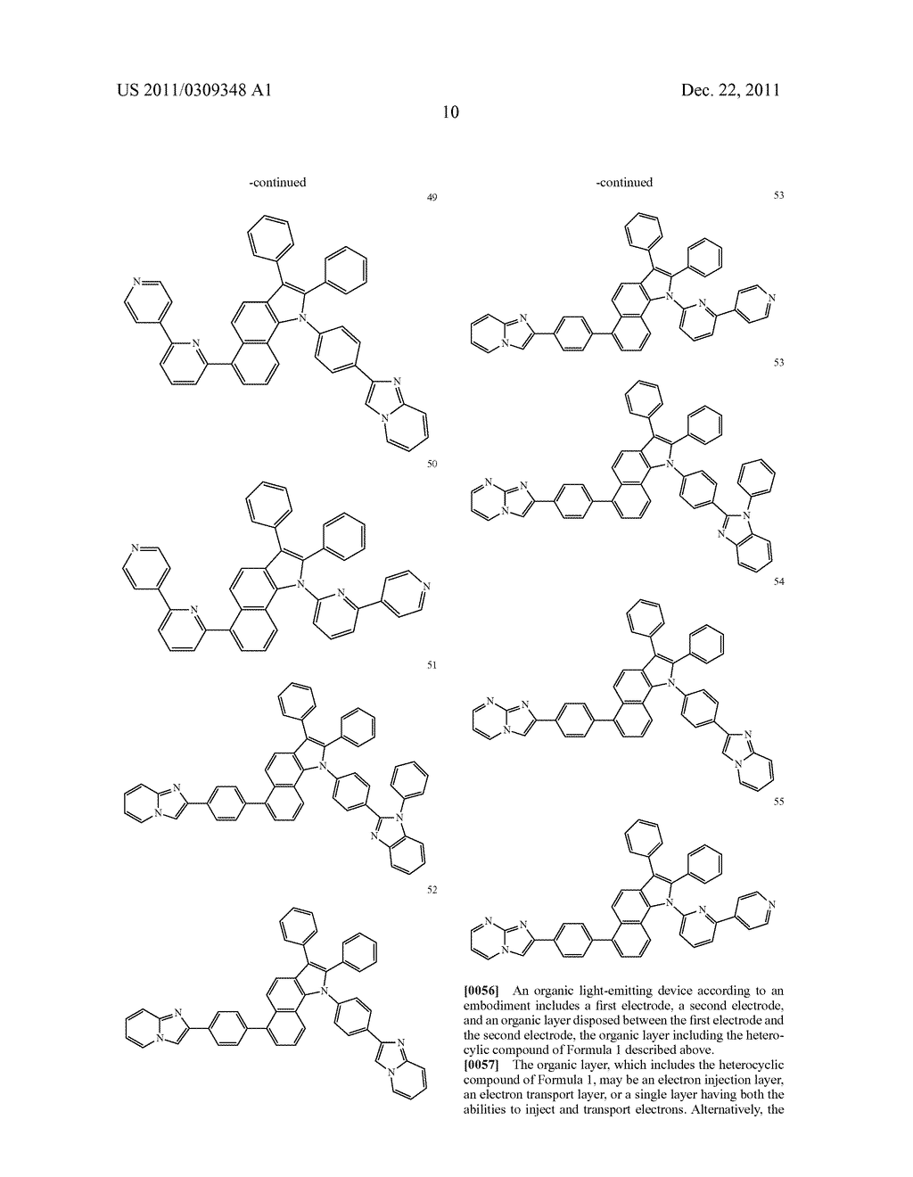 ORGANIC LIGHT-EMITTING DEVICE - diagram, schematic, and image 12