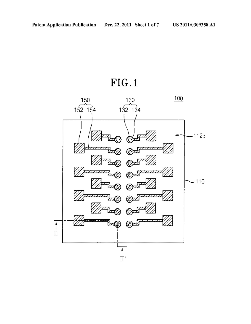 SEMICONDUCTOR CHIP WITH FINE PITCH LEADS FOR NORMAL TESTING OF SAME - diagram, schematic, and image 02