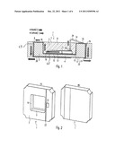 Led Module having a Platform with a Central Recession diagram and image