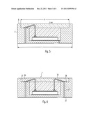 Led Module having a Platform with a Central Recession diagram and image