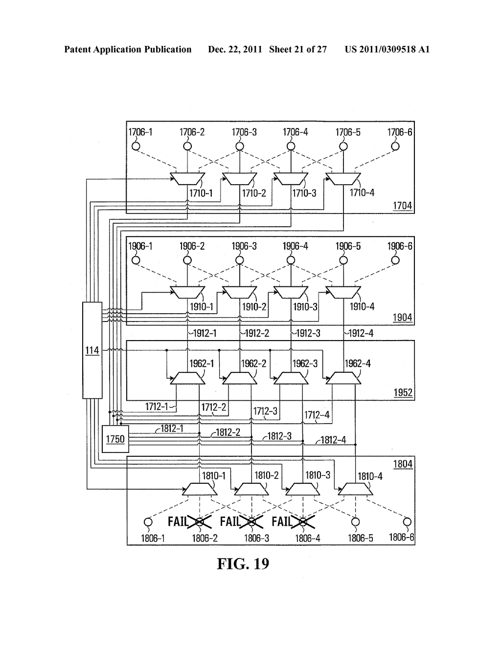 SEMICONDUCTOR DEVICE WITH CONFIGURABLE THROUGH-SILICON VIAS - diagram, schematic, and image 22