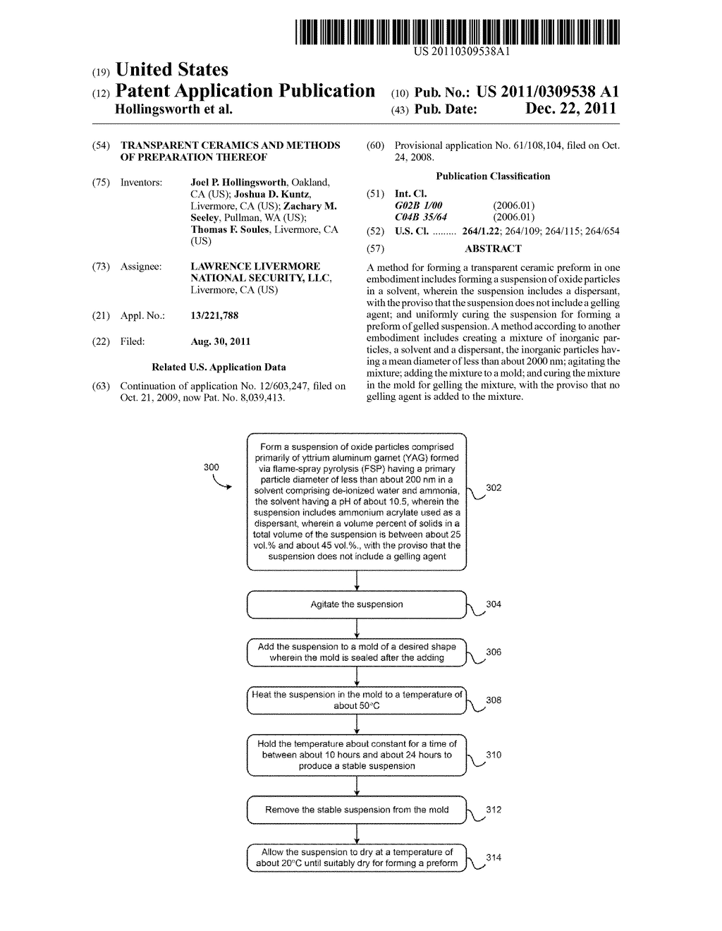 TRANSPARENT CERAMICS AND METHODS OF PREPARATION THEREOF - diagram, schematic, and image 01