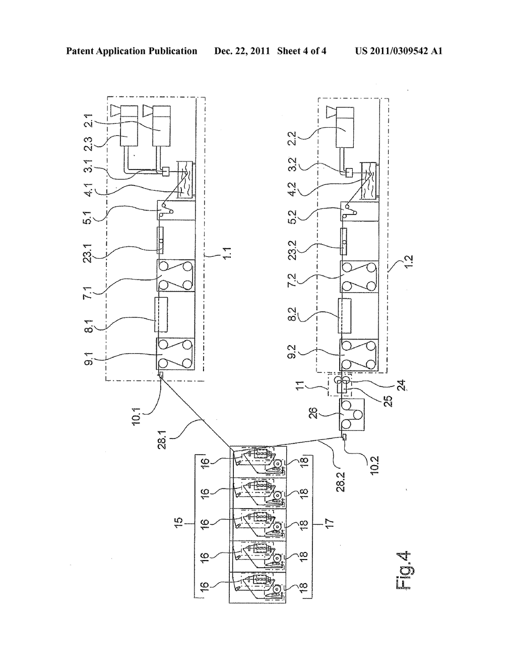 METHOD AND APPARATUS FOR THE PRODUCTION OF A TURF YARN - diagram, schematic, and image 05