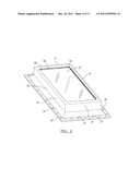 Skylight Having a Molded Plastic Frame diagram and image