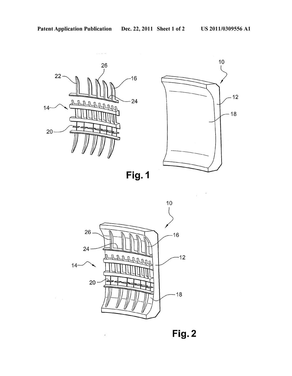 LINING ELEMENT COMPRISING A SHELL AND A CORE - diagram, schematic, and image 02